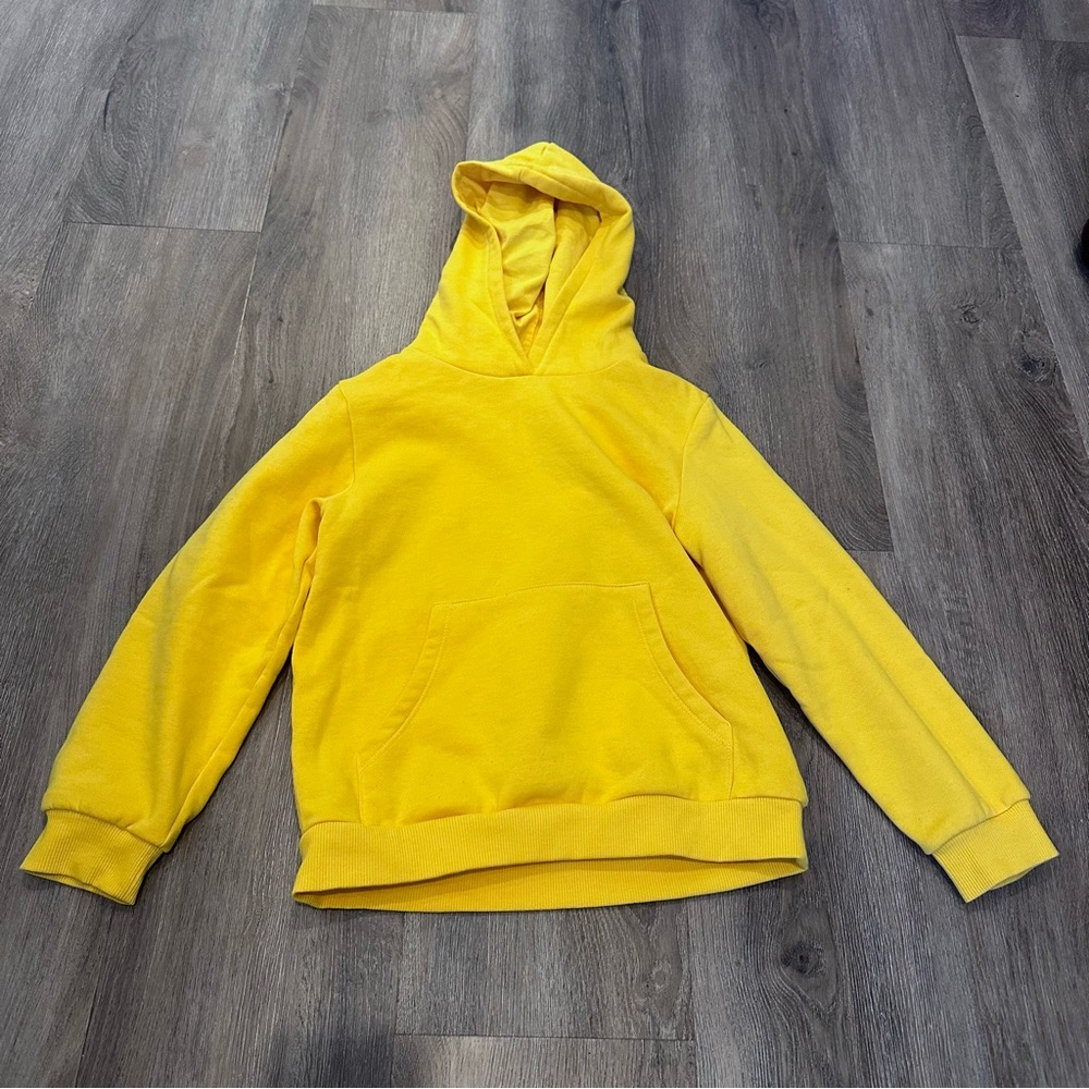 Unisex kids Yellow Hoodie